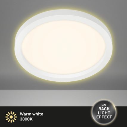 Briloner 7361-016 - LED Ceiling light CADRE LED/18W/230V d. 29,7 cm white