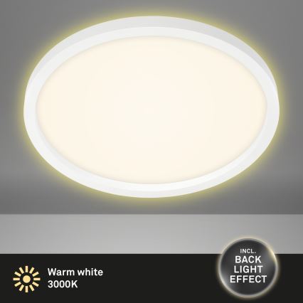 Briloner 7363-016 - LED Ceiling light CADRE LED/22W/230V d. 42,5 cm white