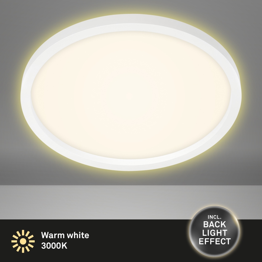 Briloner 7363-016 - LED Ceiling light CADRE LED/22W/230V d. 42,5 cm white