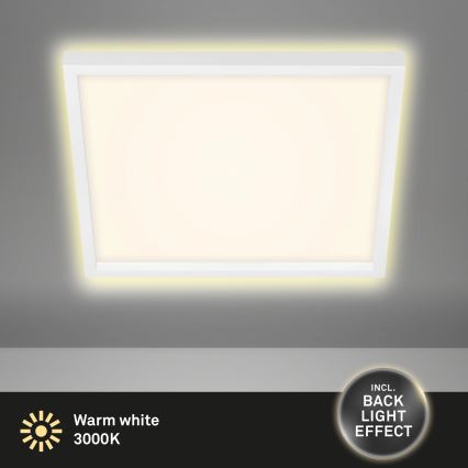 Briloner 7364-016 - LED Ceiling light CADRE LED/22W/230V 42,2x42,2 cm white