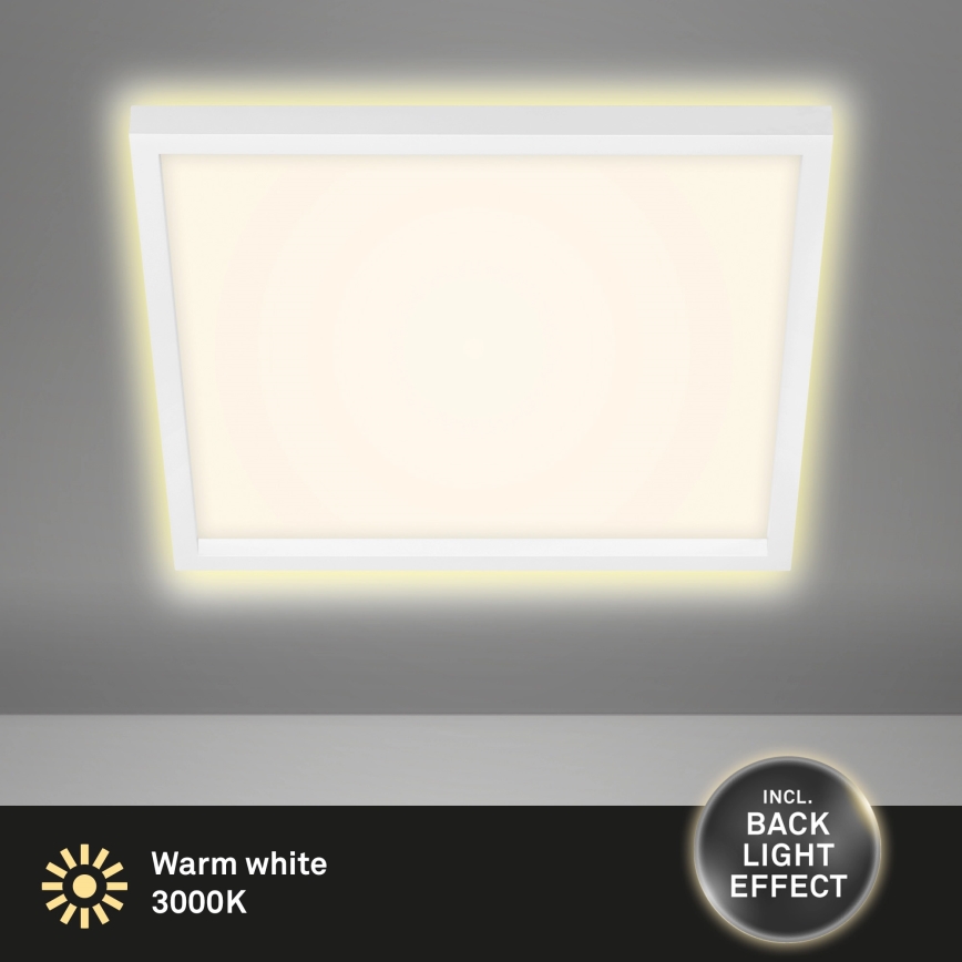 Briloner 7364-016 - LED Ceiling light CADRE LED/22W/230V 42,2x42,2 cm white