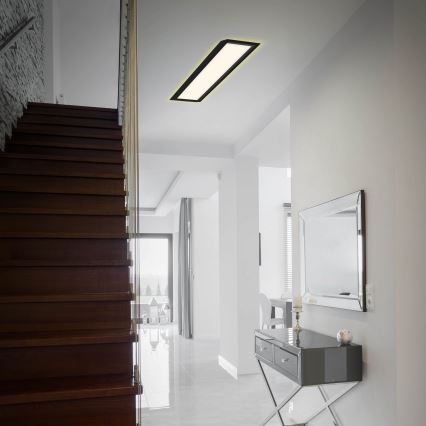 Briloner 7365-015 - LED Ceiling light CADRE LED/22W/230V 58,2x20,2 cm black