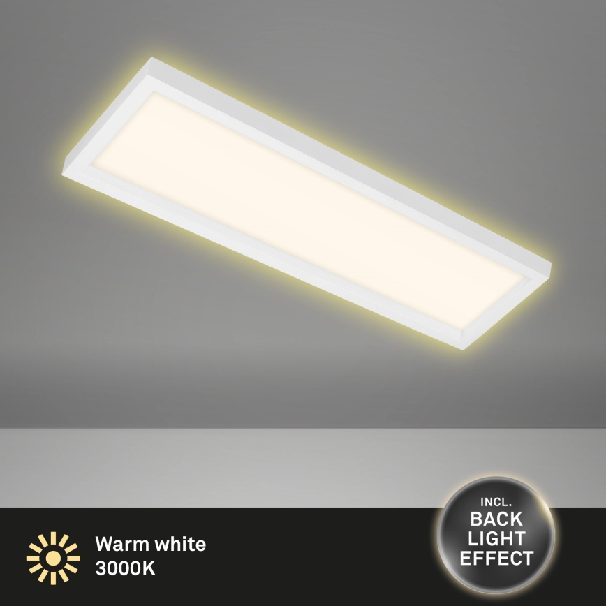 Briloner 7365-016 - LED Ceiling light CADRE LED/22W/230V 58,2x20,2 cm white