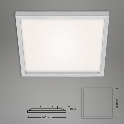 Briloner 7371-014 - LED Dimmable ceiling light LED/24W/230V 3000-6500K + remote control