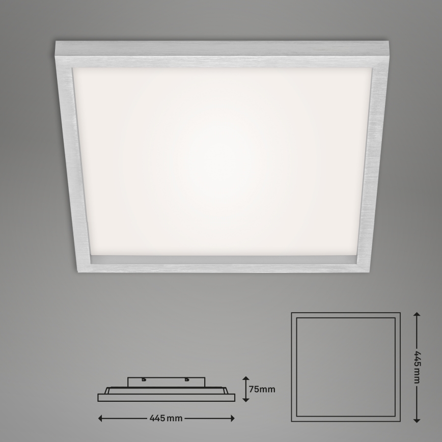Briloner 7371-014 - LED Dimmable ceiling light LED/24W/230V 3000-6500K + remote control