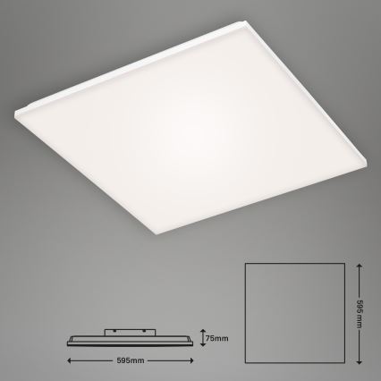Briloner 7378216 - LED Dimmable panel LED/38W/230V 3000-6500K + remote control