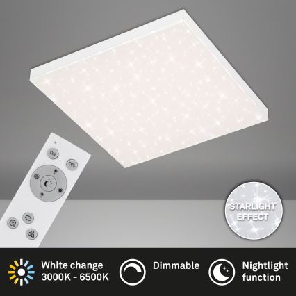 Briloner 7381-116 - LED Dimmable ceiling light STARRY SKY LED/24W/230V 3000-6500K + remote control