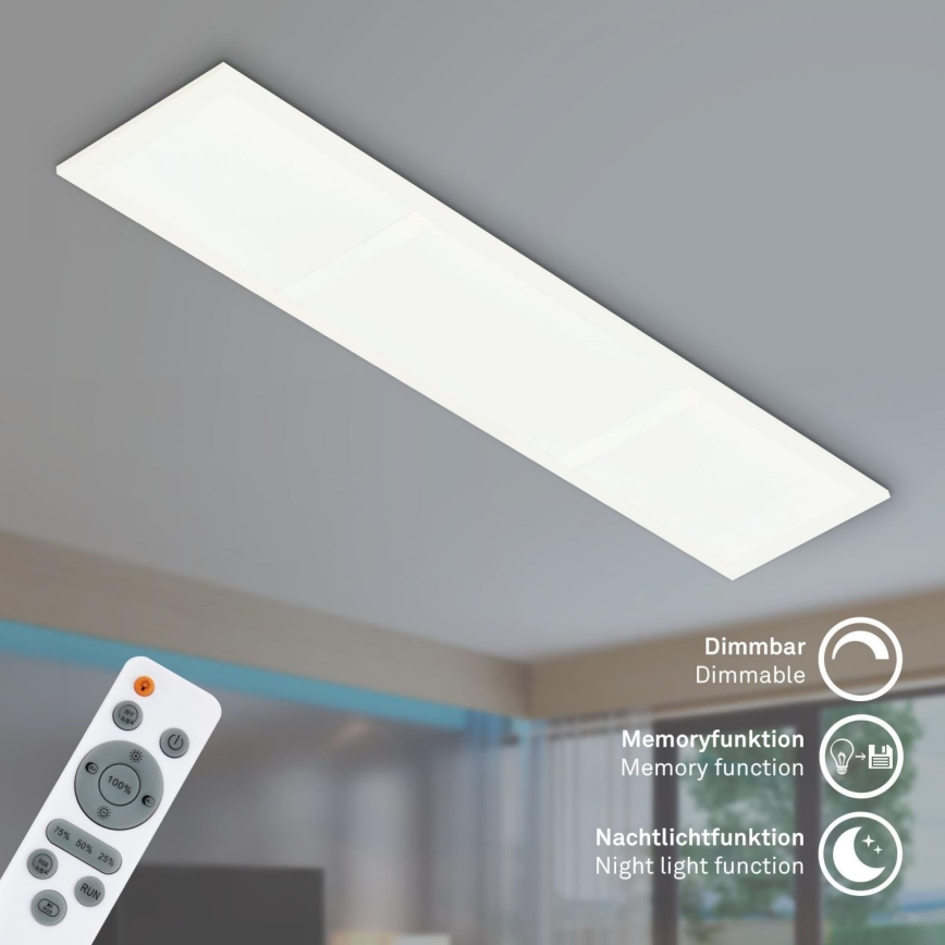 Briloner 7388-016 - RGBW Dimmable ceiling light LED/24W/230V 3000-6500K + remote control