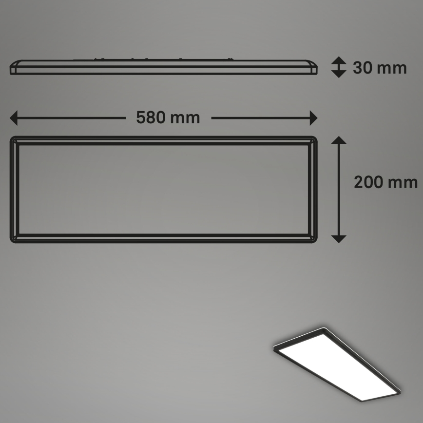 Briloner 7402-415 - LED Ceiling light SLIM LED/22W/230V