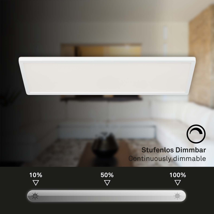 Briloner 7403-016 - LED Dimmable ceiling light SLIM LED/23W/230V 2700-6500K + remote control