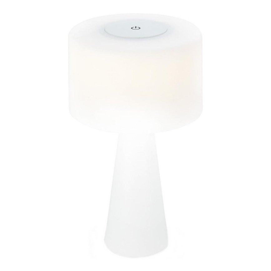 Briloner 7420016 - LED Dimmable rechargeable touch outdoor table lamp LED/4W/5V IP44 3000K white