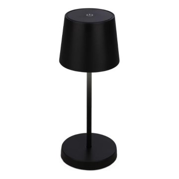 Briloner 7423015 - LED Dimmable rechargeable outdoor table lamp LED/2,6W/5V IP44 black