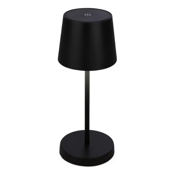 Briloner 7423015 - LED Dimmable rechargeable outdoor table lamp LED/2,6W/5V IP44 black
