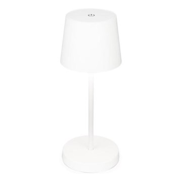 Briloner 7423016 - LED Dimmable rechargeable outdoor table lamp LED/2,6W/5V IP44 white