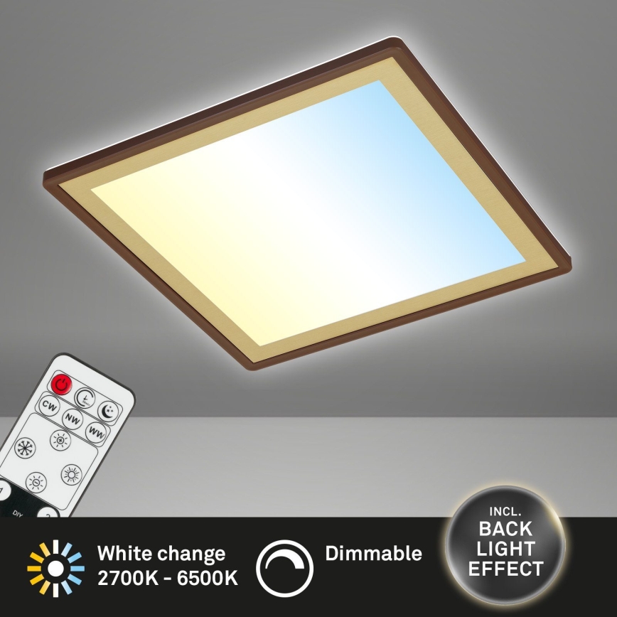Briloner 7459-417 - LED Dimmable ceiling light DECO LED/24W/230V 2700-6500K + remote control