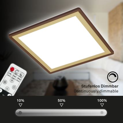 Briloner 7459-417 - LED Dimmable ceiling light DECO LED/24W/230V 2700-6500K + remote control