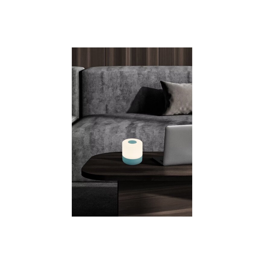 Briloner 7461010 - LED Dimmable rechargeable outdoor table lamp LED/2W/5V IP44 blue