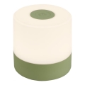 Briloner 7461019 - LED Dimmable rechargeable outdoor table lamp LED/2W/5V IP44 green