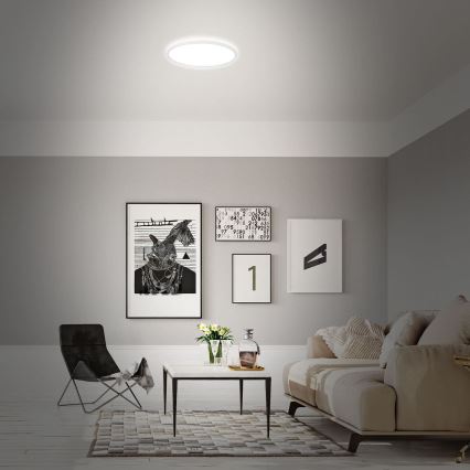 Briloner 7494016 - LED RGBW Dimmable SMART Ceiling Light LED/22W/230V 4000K Ø 42 cm Wi‑Fi Tuya + remote control
