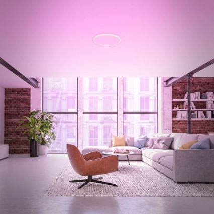 Briloner 7494016 - LED RGBW Dimmable SMART Ceiling Light LED/22W/230V 4000K Ø 42 cm Wi‑Fi Tuya + remote control