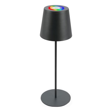 Briloner 7507015 - LED RGB Dimmable rechargeable outdoor table lamp 2in1 LED/2,5W/5V IP44 anthracite