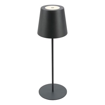 Briloner 7508015 - LED Dimmable rechargeable outdoor table lamp 2in1 LED/2,5W/5V IP44 anthracite