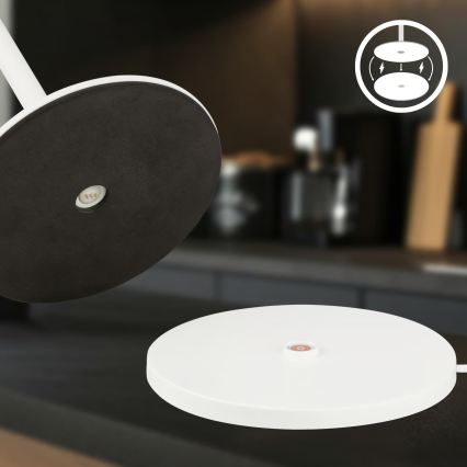 Briloner 7517016 - CILANO LED RGBW Dimmable Rechargeable Outdoor Table Lamp LED/3W/5V IP44 2000 mAh White