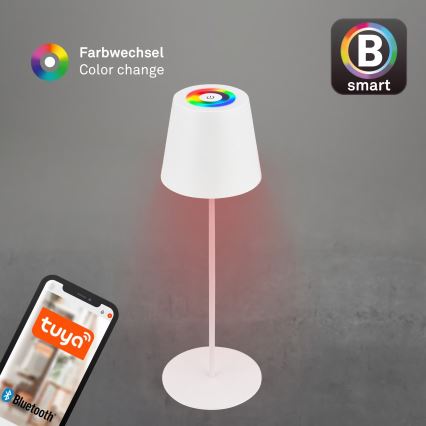 Briloner 7559016 - LED RGB Dimmable Rechargeable Outdoor Table Lamp COLORIS LED/3.5W/5V IP44 2000 mAh Wi-Fi Tuya