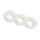Briloner 7586036 - Set of 3 KLIRA bathroom recessed LED downlights, 4.9W/230V, 2500/3000/4000K, IP23, white