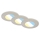 Briloner 7598032 - SET 3x LED Bathroom recessed light LED/4,9W/230V IP44 2700/4000/6500K matte chrome