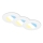 Briloner 7598036 - SET 3x LED Bathroom recessed light LED/4,9W/230V IP44 2700/4000/6500K white