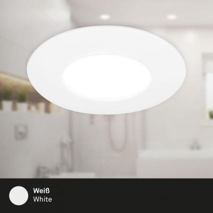 Briloner 7598036 - SET 3x LED Bathroom recessed light LED/4,9W/230V IP44 2700/4000/6500K white