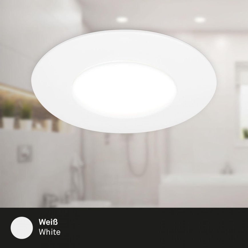 Briloner 7598036 - SET 3x LED Bathroom recessed light LED/4,9W/230V IP44 2700/4000/6500K white