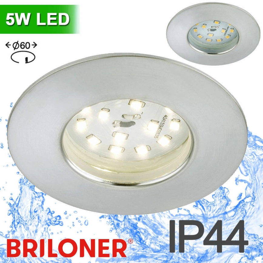 Briloner 8311-019 - LED Bathroom recessed light LED/5W/230V IP44