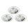 Briloner 8312-039 - SET 3x LED Bathroom recessed light LED/5W/230V IP23