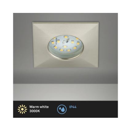 Briloner 8313-012 - LED Bathroom recessed light LED/5W/230V IP44 matte chrome