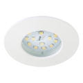 Briloner 8316-016 - Dimmable recessed bathroom LED ceiling light, 5.5W / 230V, IP44, white