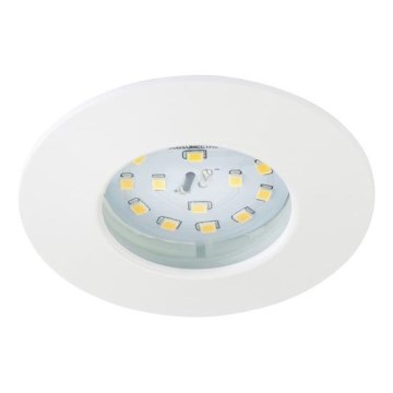 Briloner 8316-016 - Dimmable recessed bathroom LED ceiling light, 5.5W / 230V, IP44, white