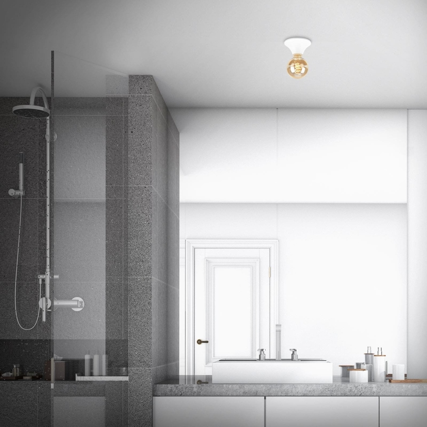 Briloner - Bathroom ceiling light 1x E27/10W/230V IP44 white
