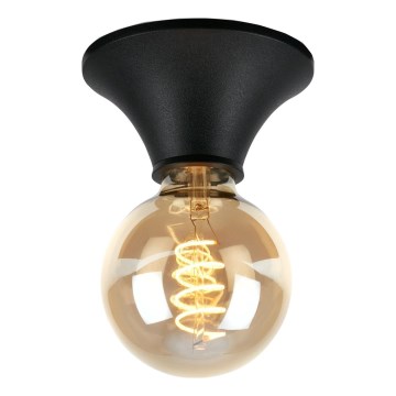 Briloner - Bathroom ceiling light 1xE27/10W/230V IP44 black