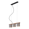 Briloner - Chandelier on a string RHON 3xE14/25W/230V rubber tree