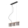 Briloner - Chandelier on a string RHON 3xE14/25W/230V rubber tree