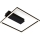 Briloner - FRAME LED Ceiling Light, 14 W, 230 V, 3000 K, 30 x 32 cm, Black