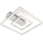 Briloner - FRAME LED Ceiling Light / 22W / 230V / 3000K / 30 x 32 cm / matte chrome