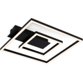 Briloner - FRAME LED Ceiling Light 22W/230V 3000K 30x32 cm Black