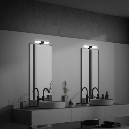 Briloner - LED Bathroom Mirror Light LED/7W/230V 4000K IP44 32 cm Black