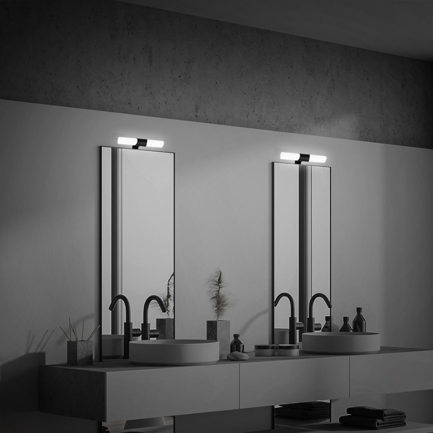 Briloner - LED Bathroom Mirror Light LED/7W/230V 4000K IP44 32 cm Black