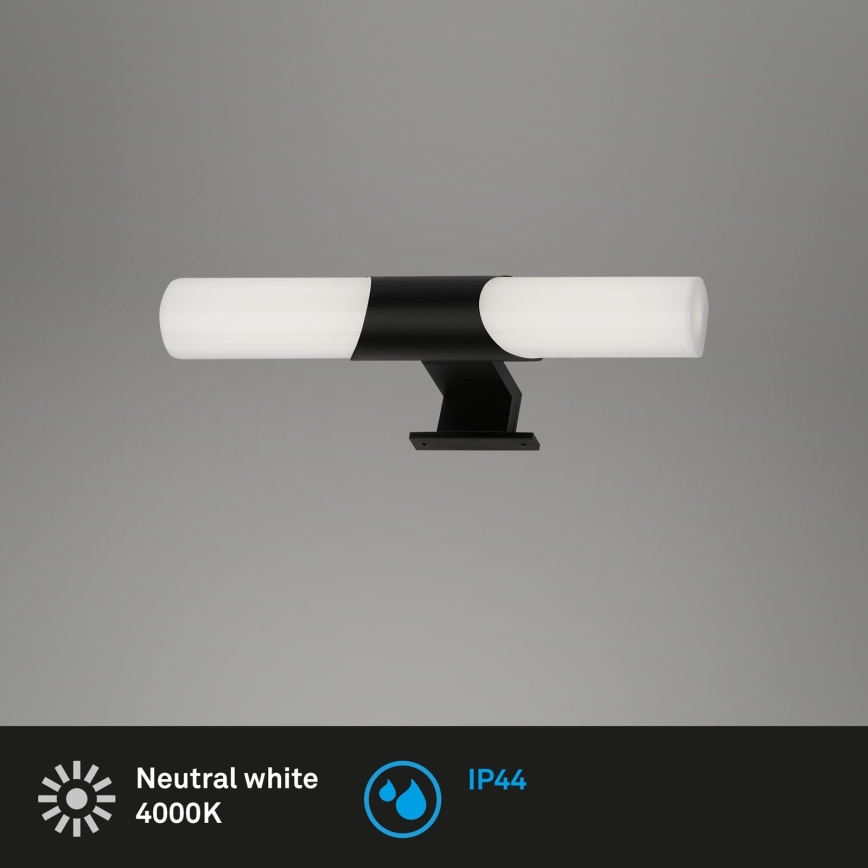 Briloner - LED Bathroom Mirror Light LED/7W/230V 4000K IP44 32 cm Black