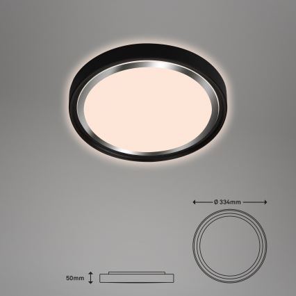 Briloner - LED Ceiling light KAHIKO LED/15W/230V black