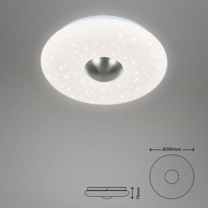 Briloner - LED Ceiling light NALU LED/12W/230V